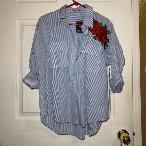 Forever21 plaid blouse - Picture 1 of 3